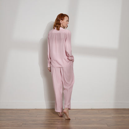 Washable Silk Long PJ Set