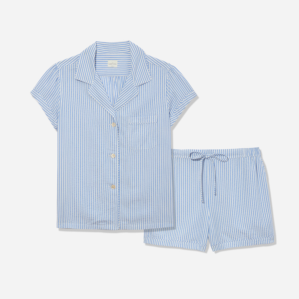 TENCEL™ Ticking Stripe Short PJ Set