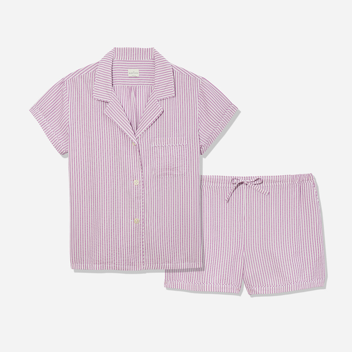 TENCEL™ Ticking Stripe Short PJ Set