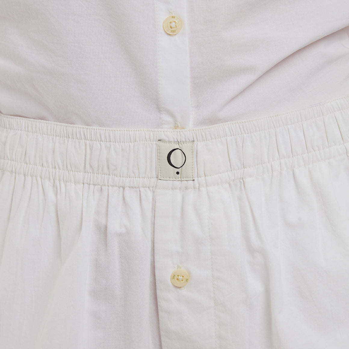 Cotton Poplin Eyelet Short