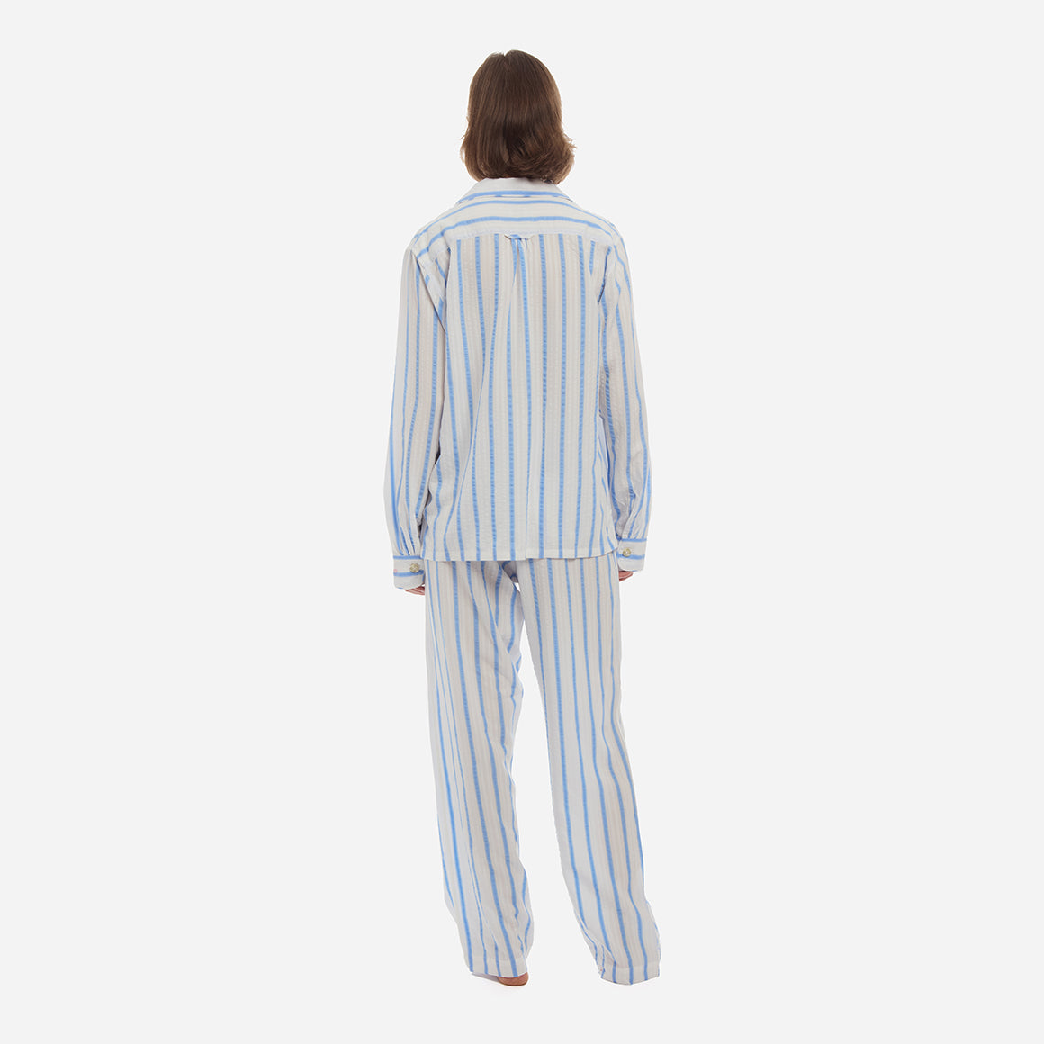 Striped Tencel™ Long PJ Set