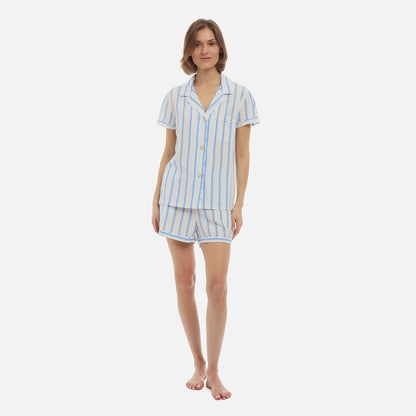 Striped Tencel™ Short PJ Set
