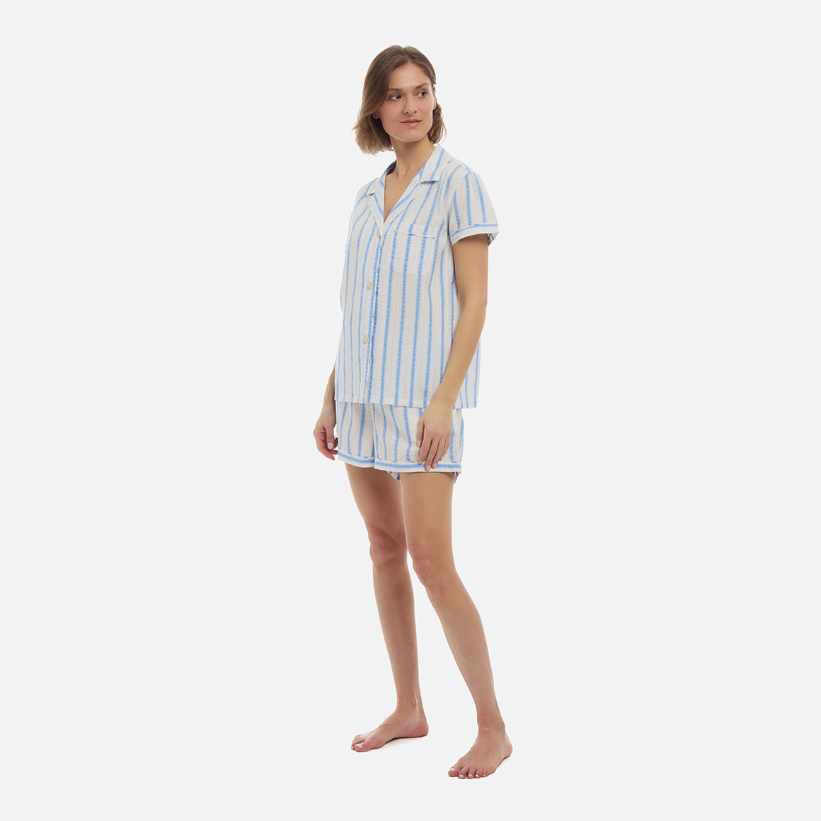 Striped Tencel™ Short PJ Set
