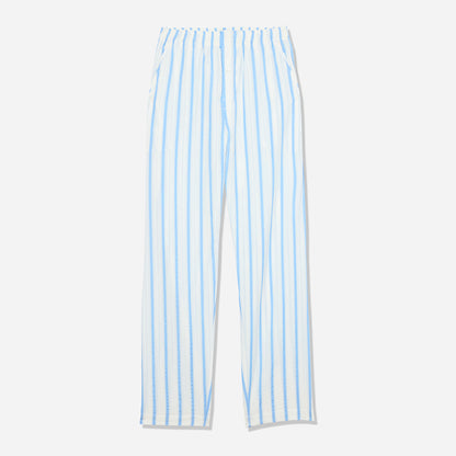 Unisex Striped Tencel™ Boyfriend Pant