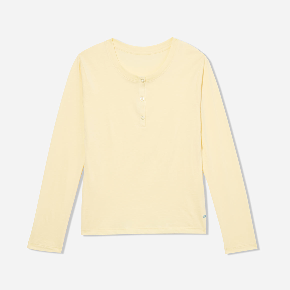 Organic Pima Cotton Long Sleeve Henley
