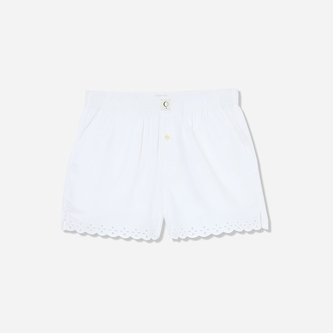 Cotton Poplin Eyelet Short