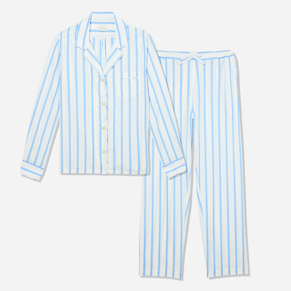 Striped Tencel™ Long PJ Set