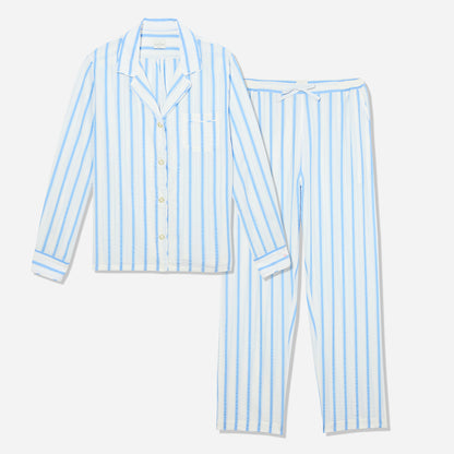 Striped Tencel™ Long PJ Set