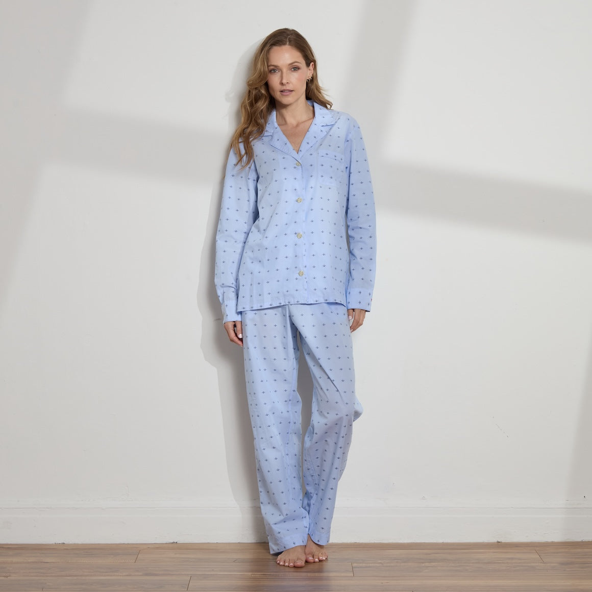 Dobby Cotton Long PJ Set