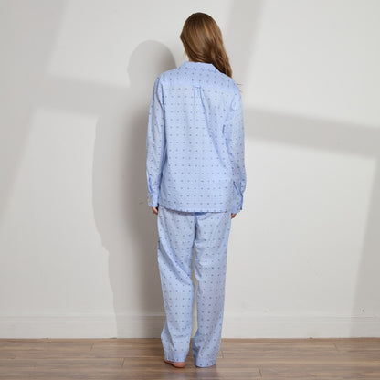 Dobby Cotton Long PJ Set