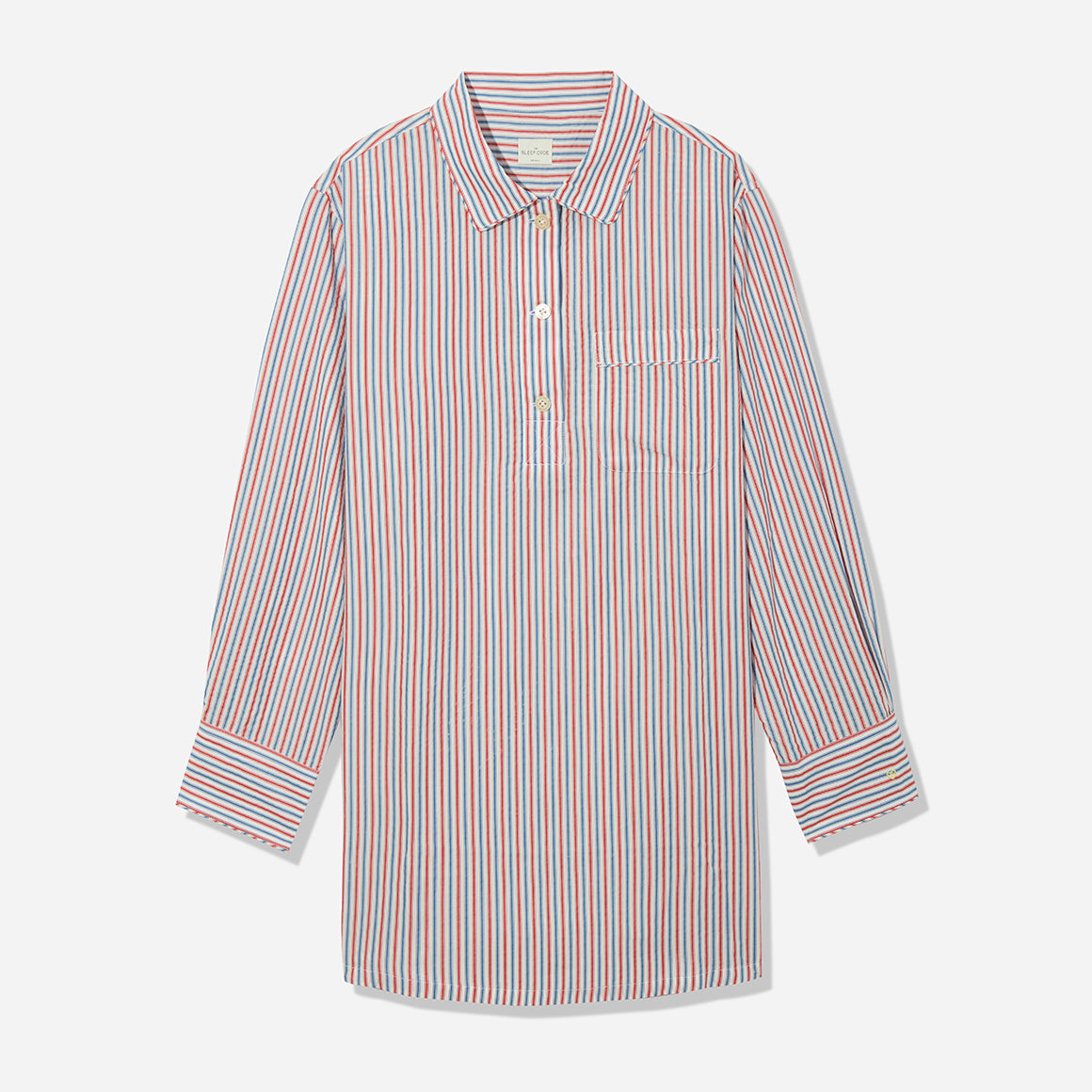 Striped Tencel Night Dress