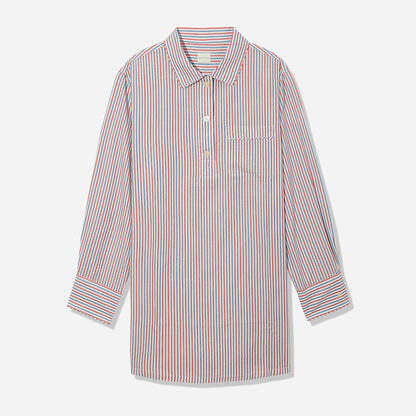Striped Tencel Night Dress