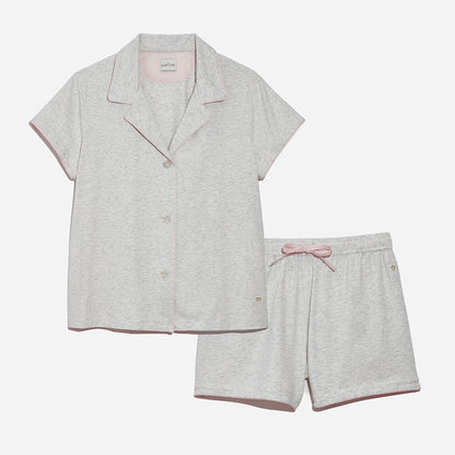 Organic Pima Cotton Jersey Short PJ Set