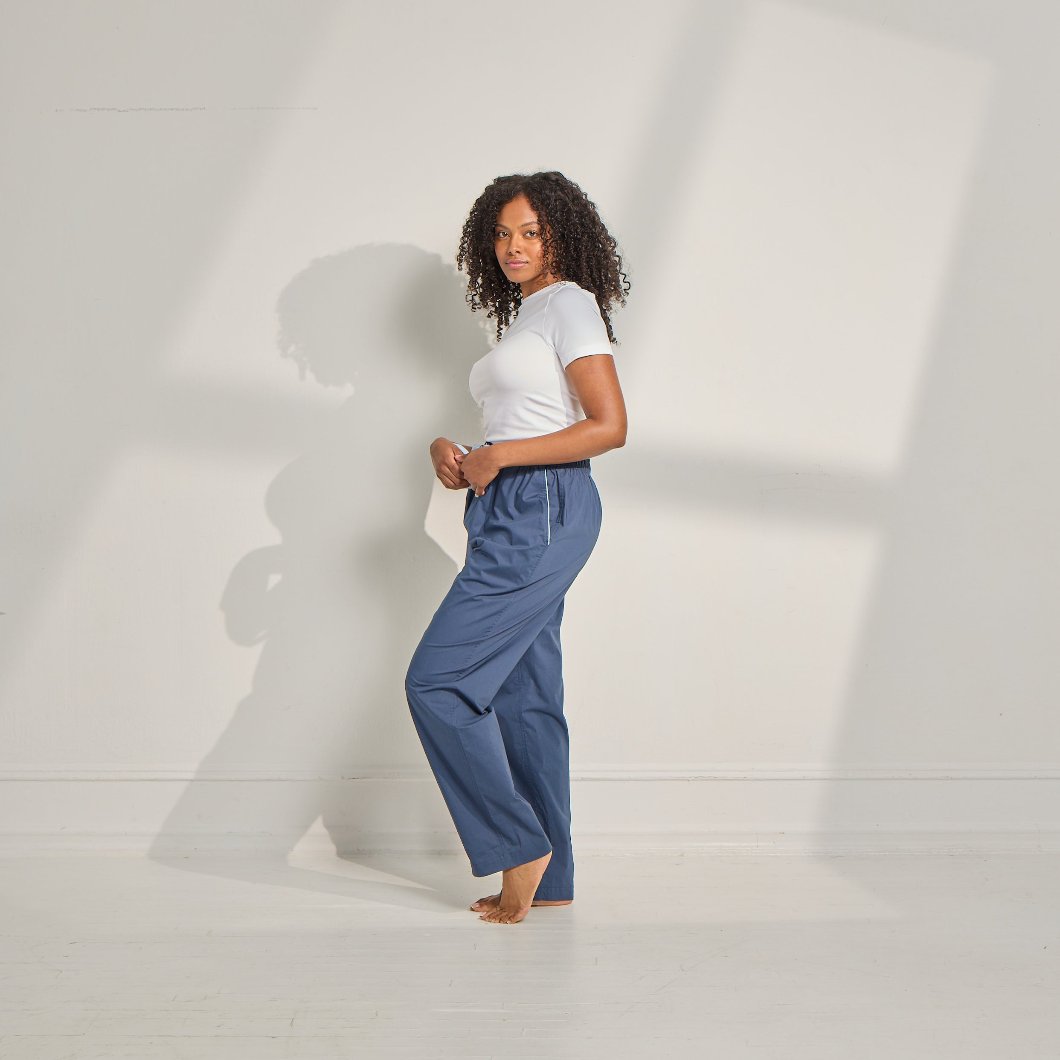 Unisex Organic Cotton Poplin Boyfriend Pant