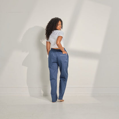 Unisex Organic Cotton Poplin Boyfriend Pant