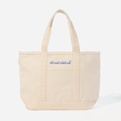 Embroidered Do Not Disturb Tote