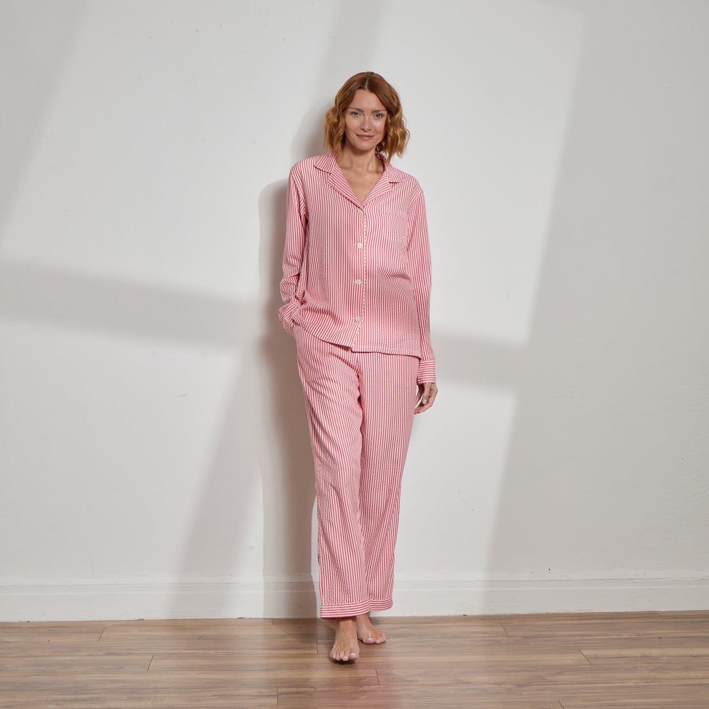 TENCEL™ Ticking Stripe Long PJ Set