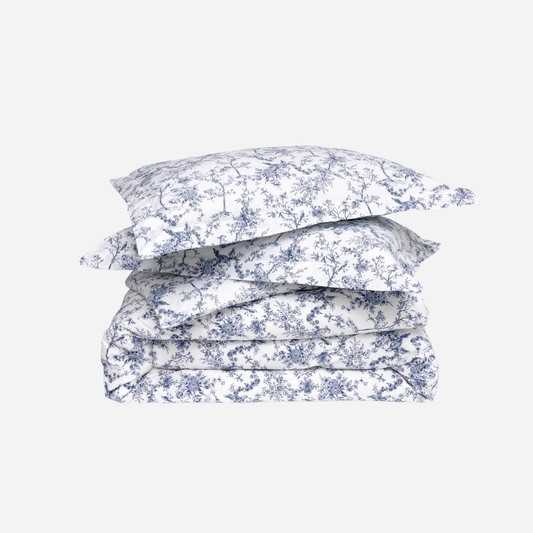 Luxe Premium Percale Duvet Set - Timeless Toile