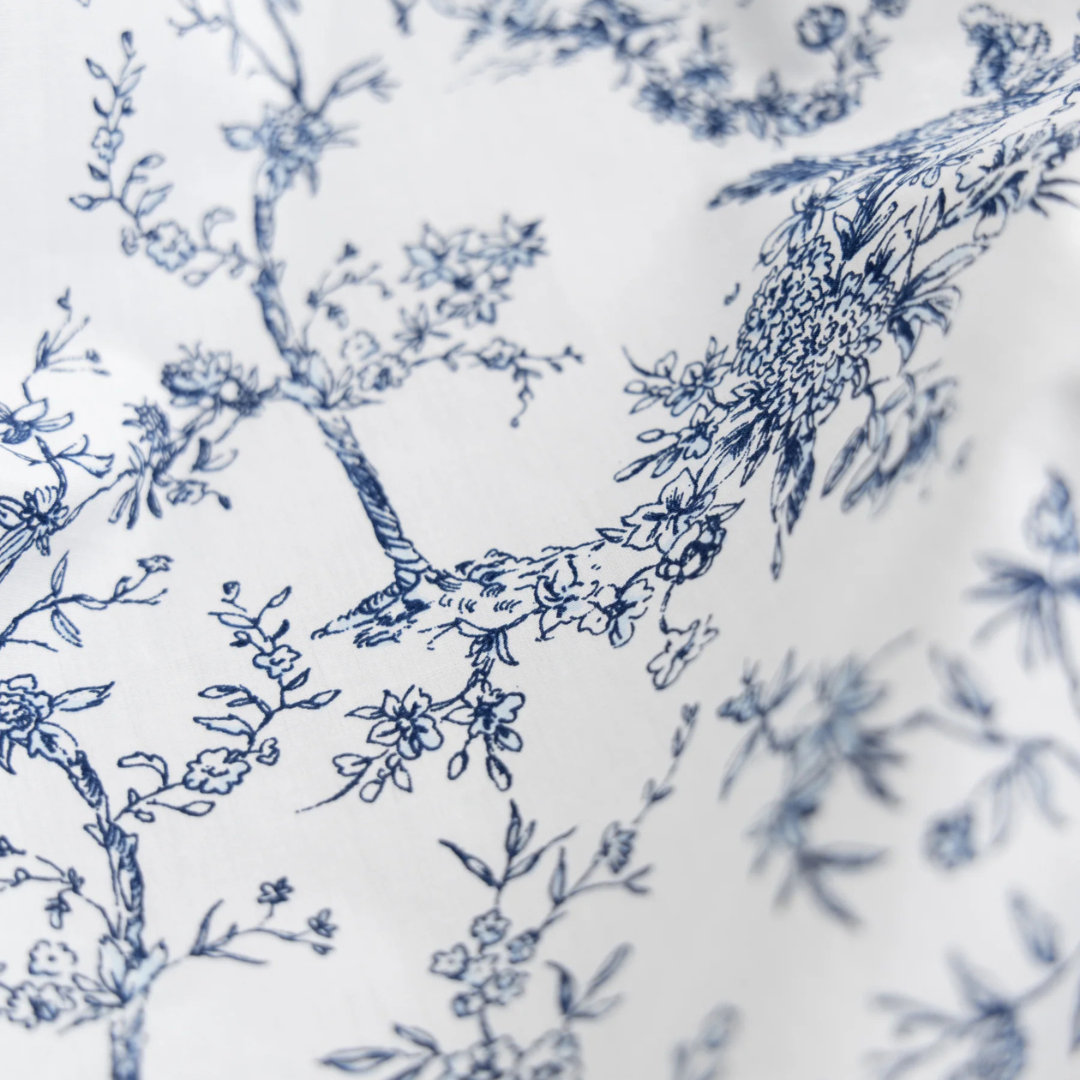 Luxe Premium Percale Duvet Set in Timeless Toile