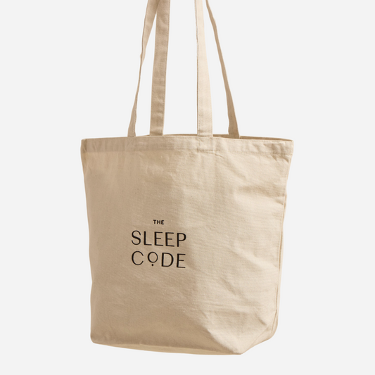 The Sleep Code Canvas Tote