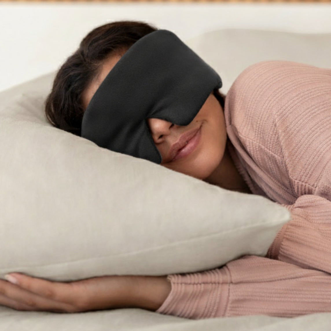Weighted Silk Sleep Stone Mask