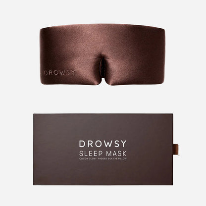 Silk Sleep Eye Mask - Cocoa Glow