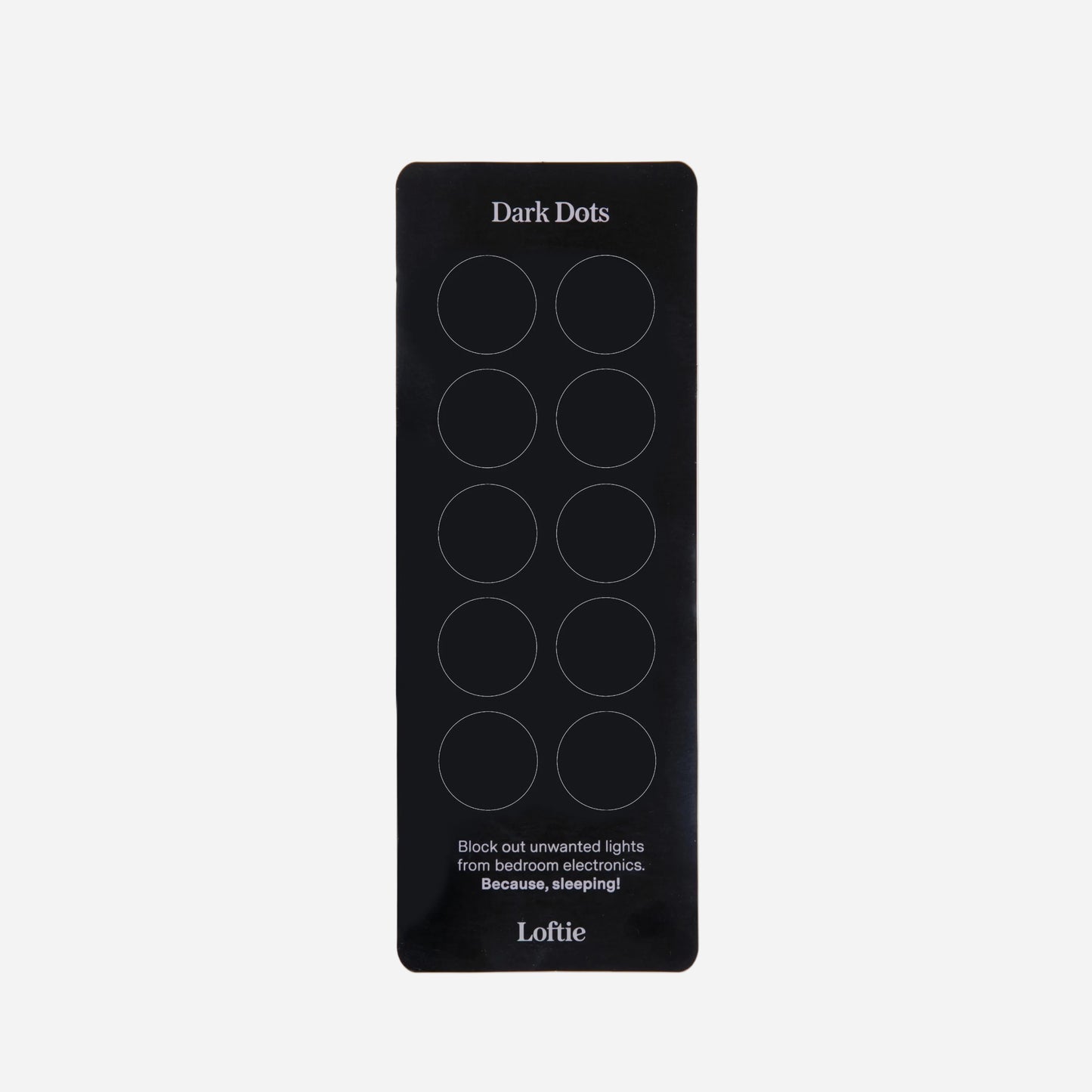 Light Blocking Dark Dot Stickers