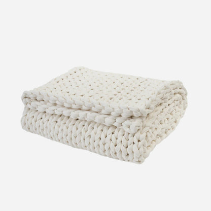 Cotton Knitted Weighted Blanket