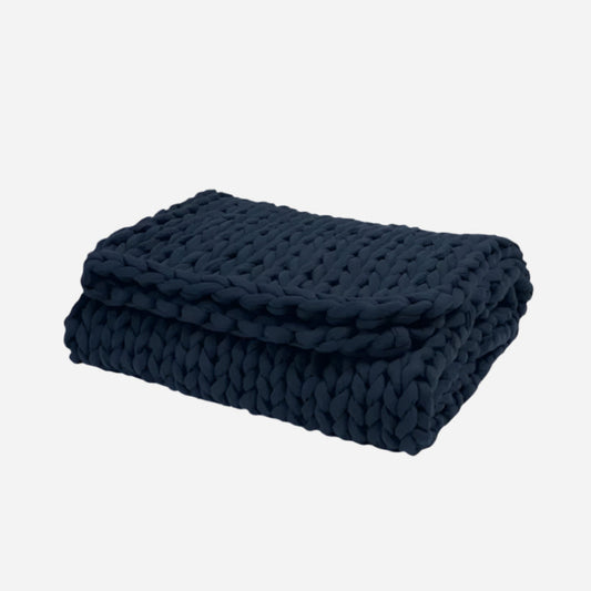 Cotton Knitted Weighted Blanket
