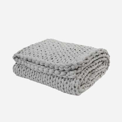 Cotton Knitted Weighted Blanket