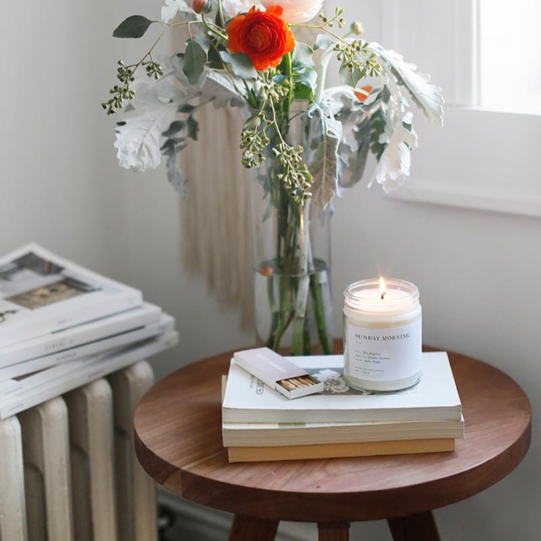 Sunday Morning Minimalist Candle