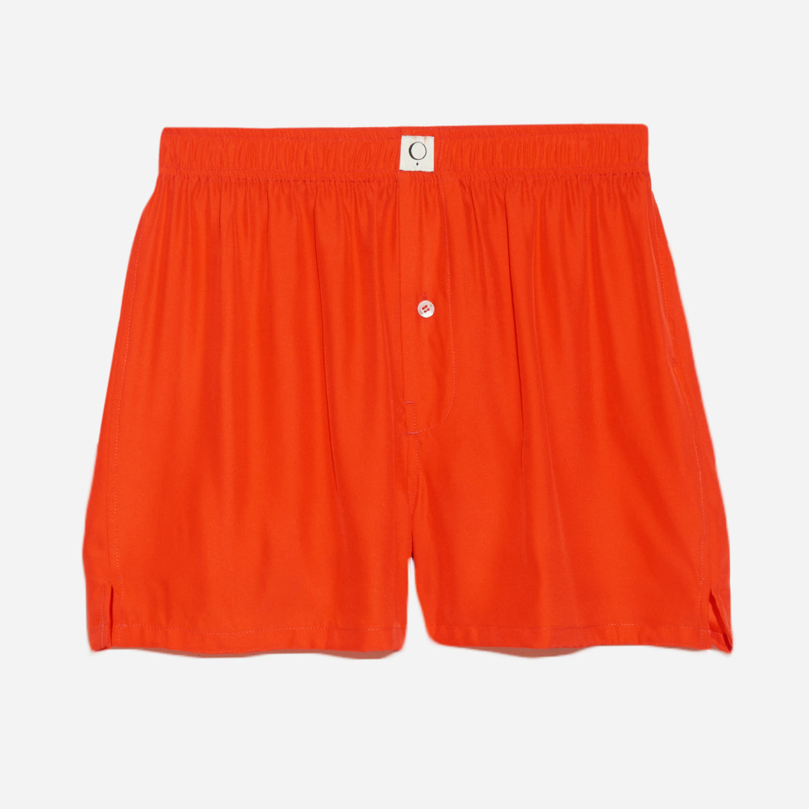 Our washable silk boxer shorts feature a relaxed fit, button fly, and a soft elastic waistband that when folded over reveals a contrast pop of color. The lightweight fabric offers breathability and comfort for a peaceful night's sleep and a stylish look that is perfect for lounging at home.