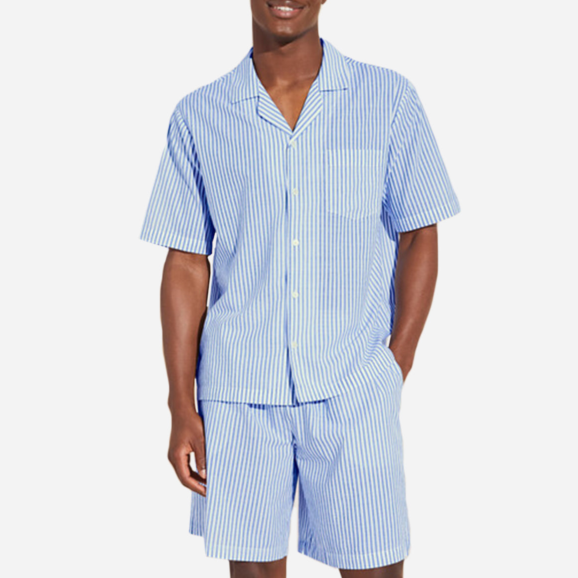 Men's Organic Sandwashed Cotton Short PJ Set