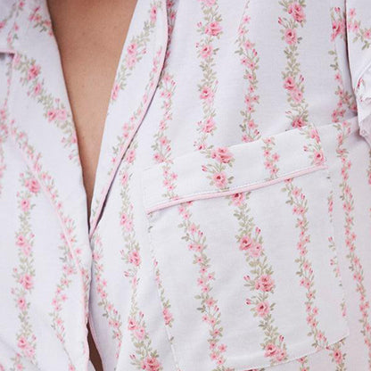 Rose Trellis Frill TENCEL™ Modal Short Pajama Set
