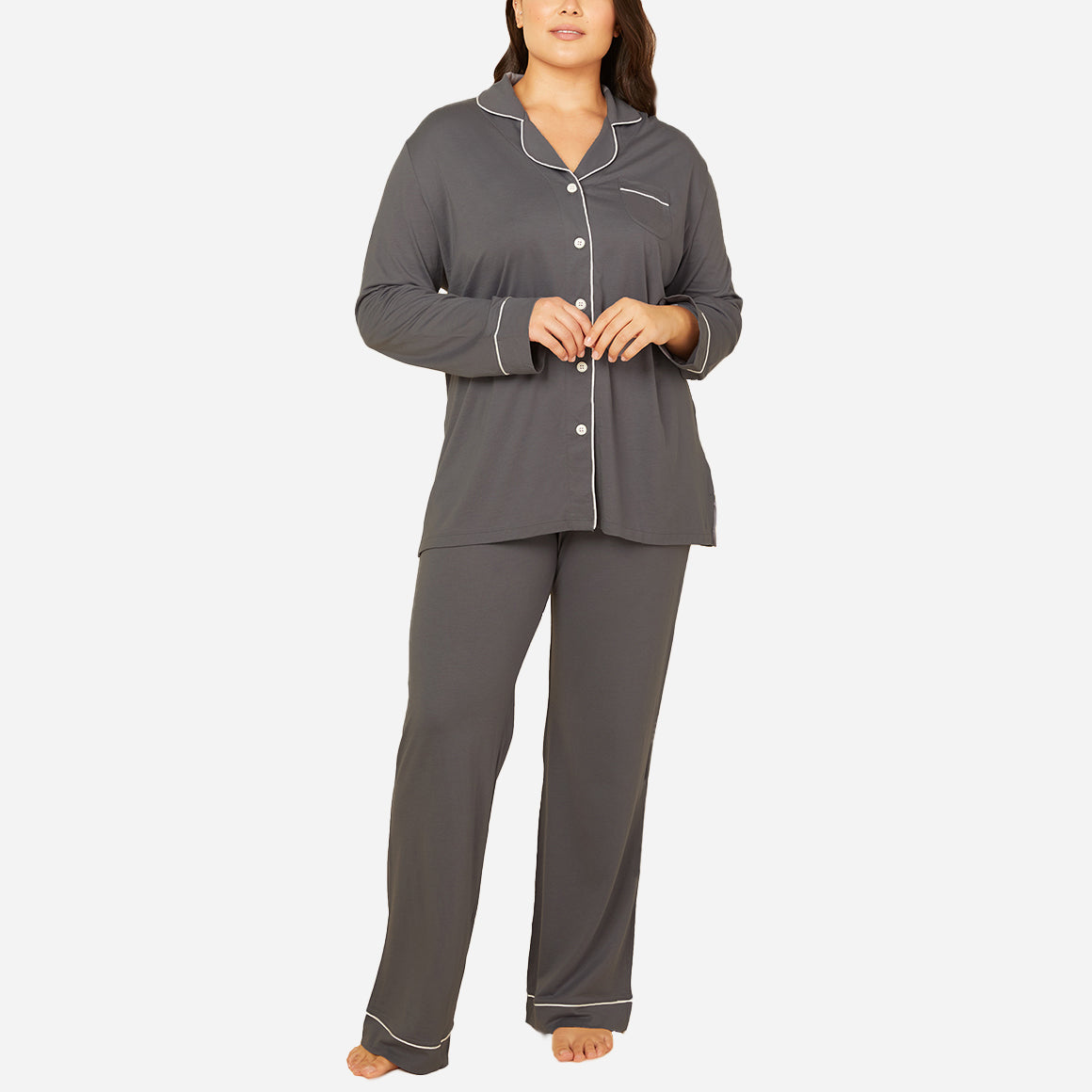 Bella Cotton Modal Long Pajama Set – The Sleep Code