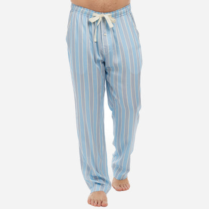 Our Tencel pajama pants feature a relaxed fit, providing ample room for movement and comfort while you sleep. The soft elastic waistband, drawstring, button fly, and side-seam pockets make this the perfect lounge pant for relaxing at home.