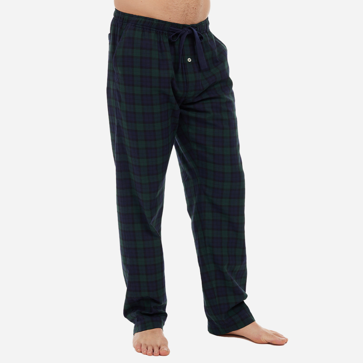 Men's Plaid Cotton Lounge Pant