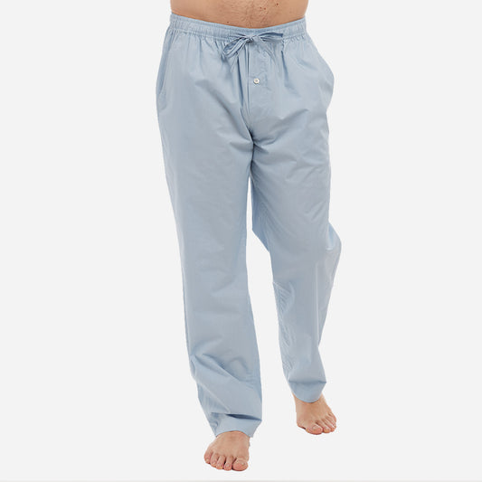 Our organic cotton pajama pants feature a relaxed fit, providing ample room for movement and comfort while you sleep. The soft elastic waistband, drawstring, button fly, and side-seam pockets make this the perfect lounge pant for relaxing at home.