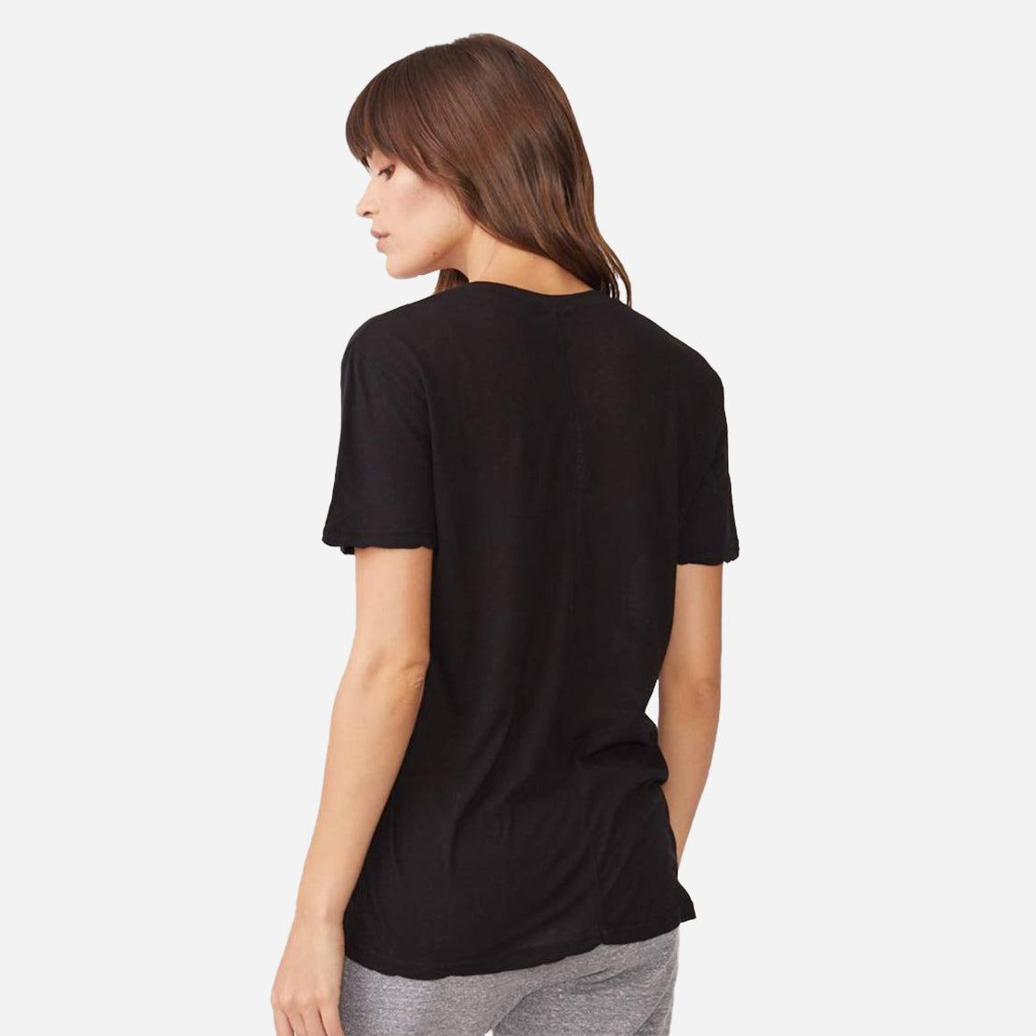 Cotton Modal Relaxed V-Neck Tee