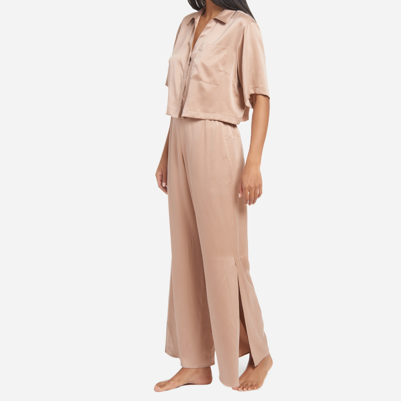 Washable Silk High Rise Pant Set – The Sleep Code