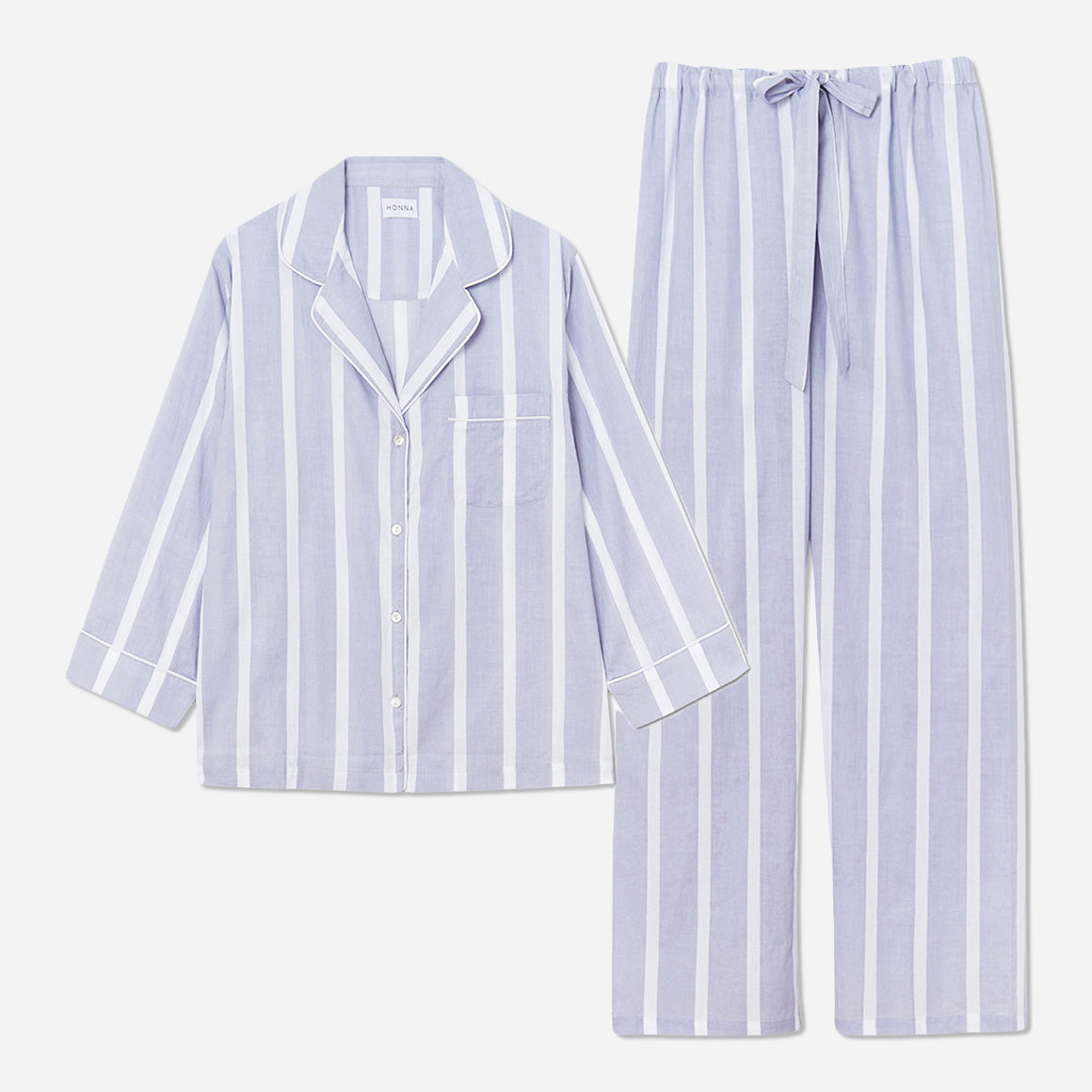 Organic Cotton Pajama Set Cotton Women Sleep Wear Stripe 100% Cotton Pajamas  Women Boho Sleep Shorts Matching Sets Bachelorette Pajama -  Canada