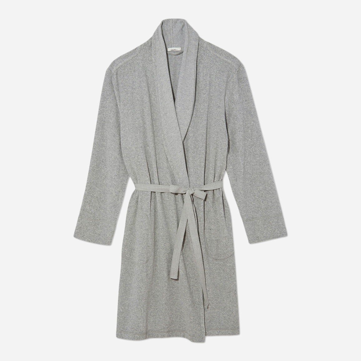 The Micro Terry Robe has a relaxed fit that falls just above the knee. It features two convenient hip pockets and a self-tie belt that allows you to adjust the fit to your preference. The breathable cotton fibers are designed to keep you cool and cozy as you unwind or go about your bedtime routine.