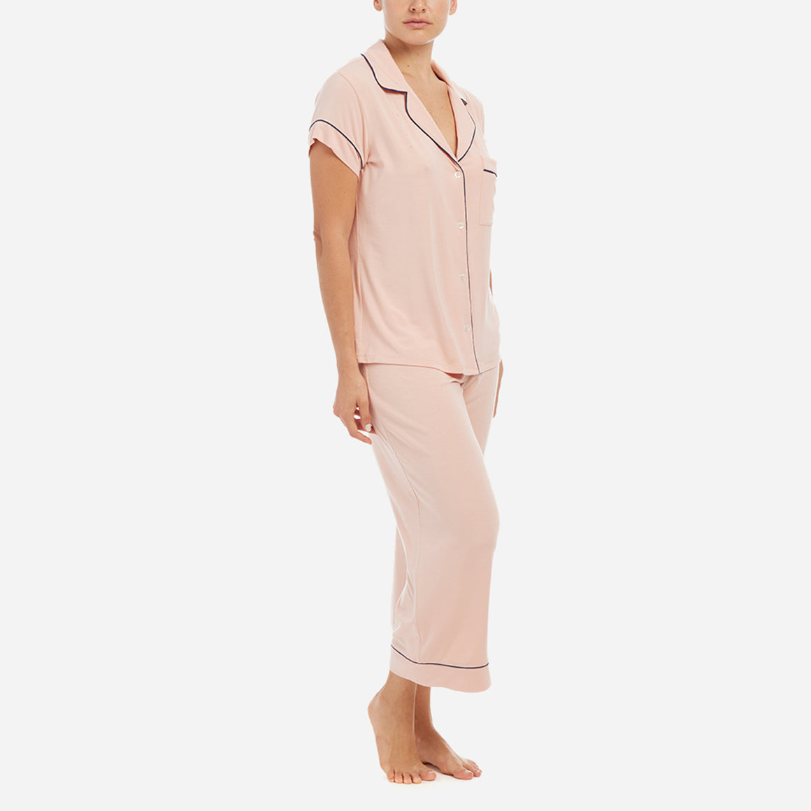 Gisele short sleeve and online cropped pant pj set